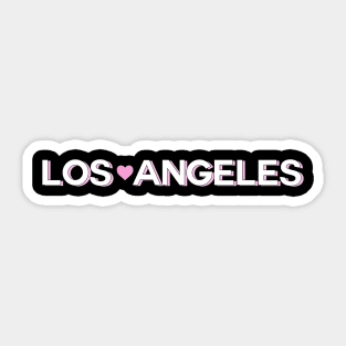 Los Angeles Heart Sticker